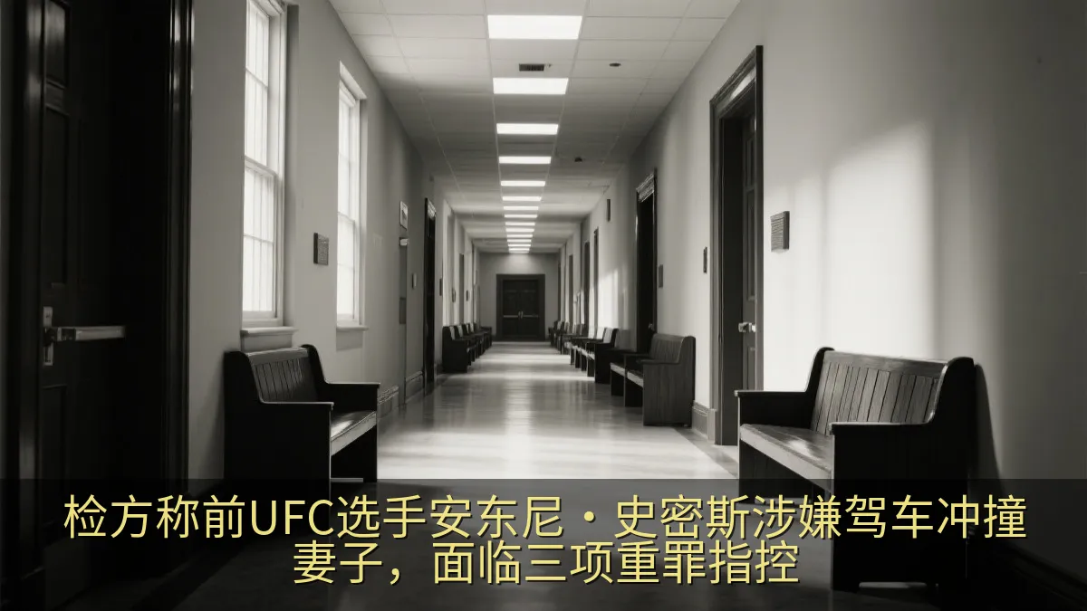 新闻报道配图：法庭走廊与空置长椅